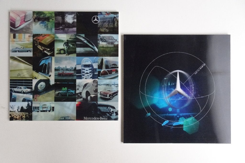 Mercedes-Benz 2 x hologram 21 x 21 CM, Boeken, Ophalen of Verzenden, Zo goed als nieuw, Mercedes
