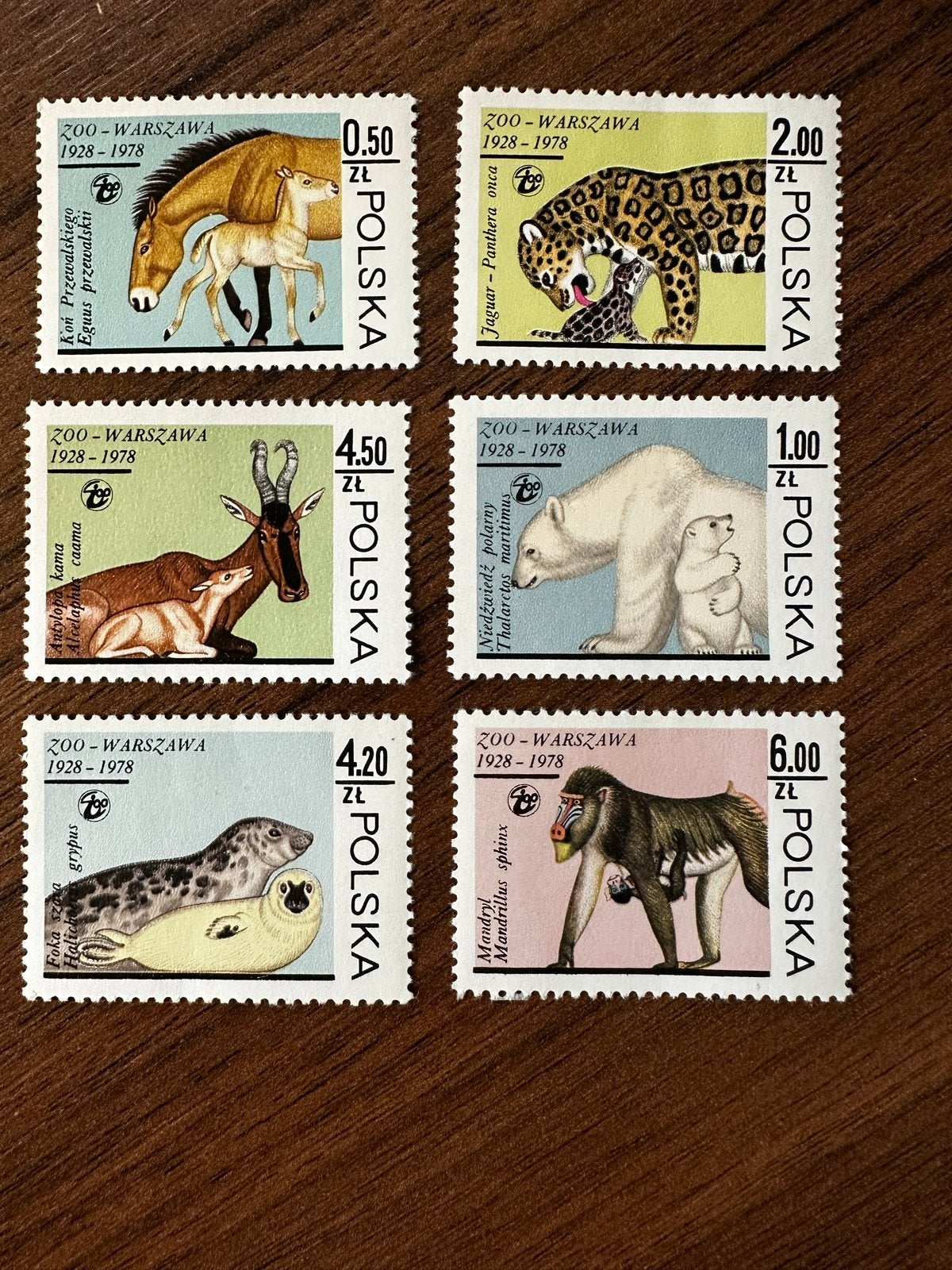 Polen postzegels 1978 Dieren postfris, Ophalen of Verzenden, Polen, Postfris