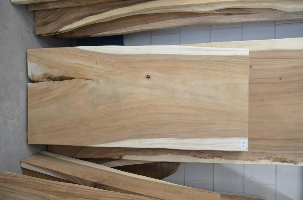 Boomstamtafel 180 cm suar -BT 214 - 1,8 meter boomstamtafel, Ophalen of Verzenden, Nieuw, Hout
