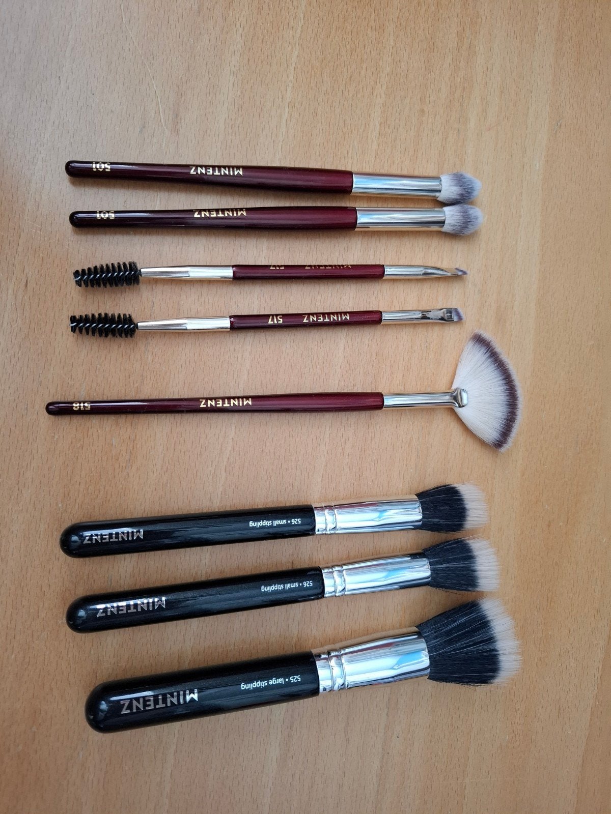 mintenz make up kwasten, Sieraden, Tassen en Uiterlijk, Ophalen of Verzenden, Nieuw, Gehele gezicht, Toebehoren