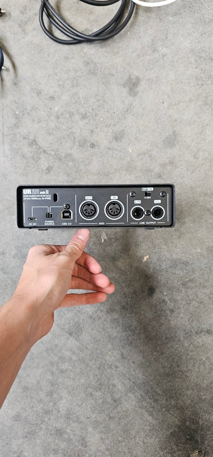 Steinberg UR22 mkII USB Audio Interface met kabels, Ophalen, Nieuw