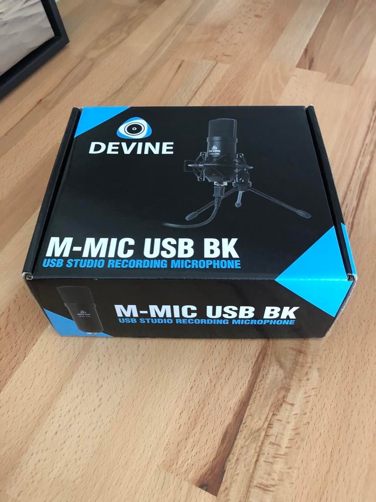 Devine M-MIC USB BK USB studiomicrofoon, Ophalen of Verzenden, Zo goed als nieuw, Studiomicrofoon