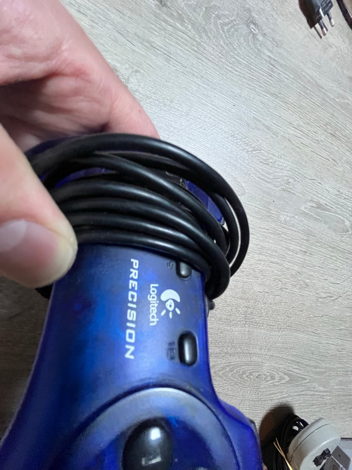 Logitech Precision Gamepad - Blauw USB Controller, Gebruikt, Ophalen of Verzenden, PC, Logitech
