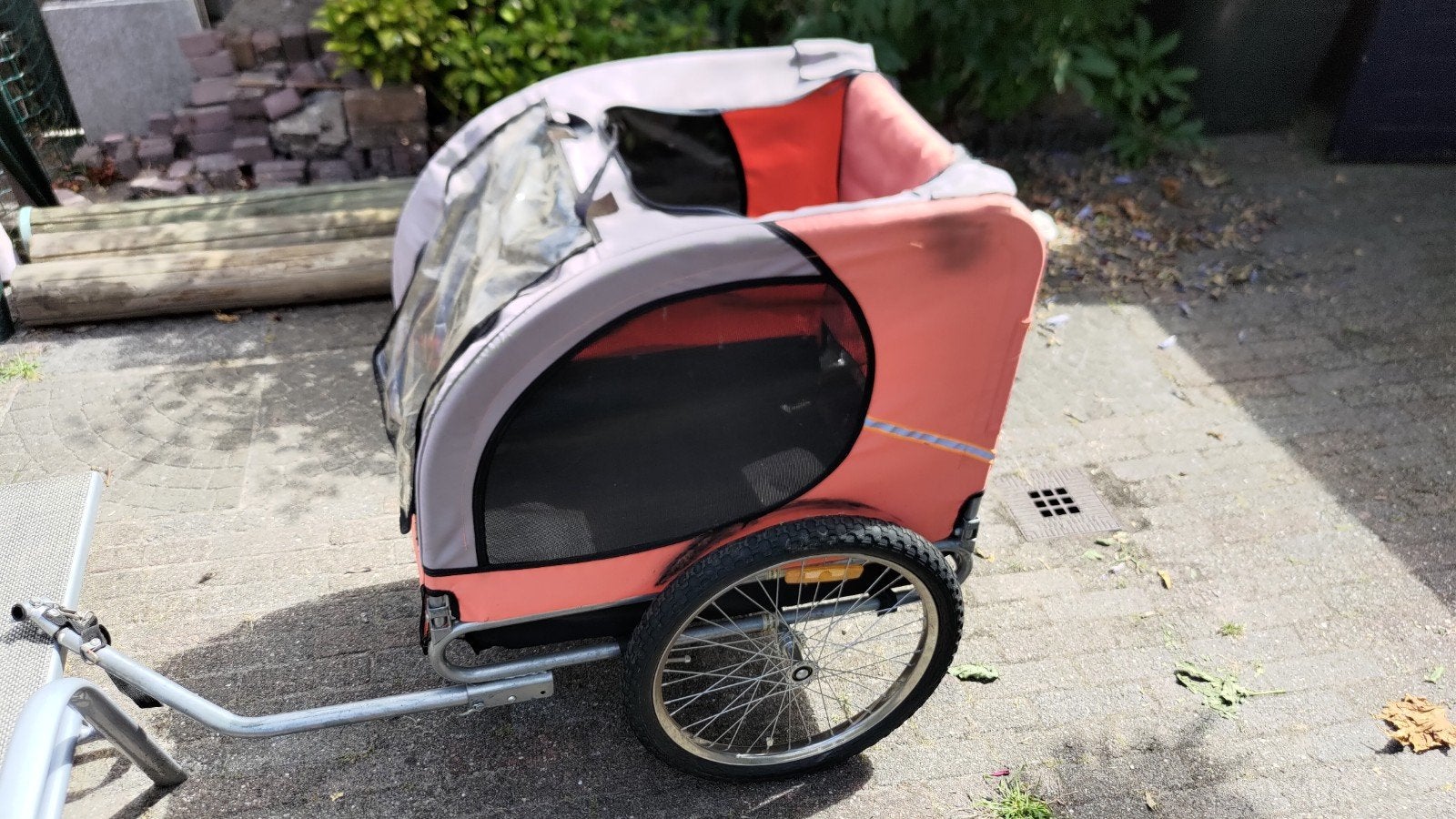 Fietskar gebruikte staat voor hond of kranten bezorgen etc., Ophalen, Gebruikt, Opvouwbaar, 20 tot 40 kg