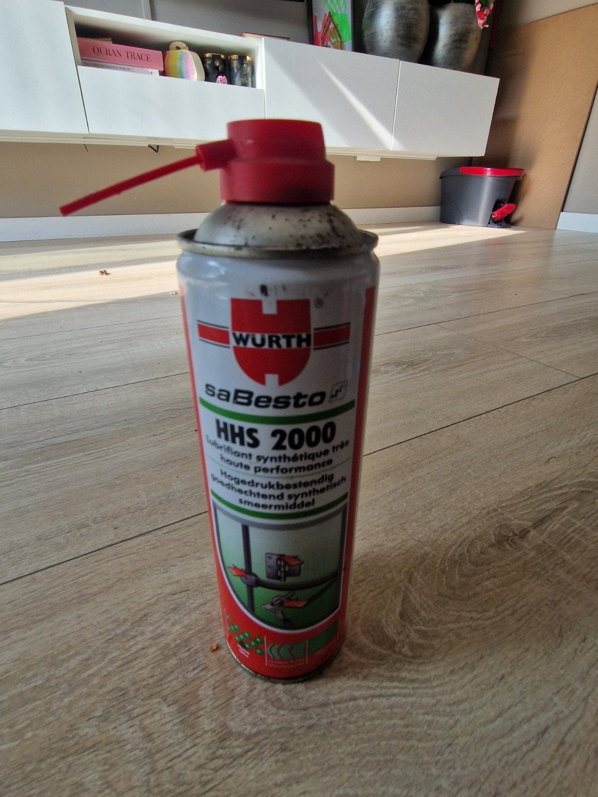 Wurth HHS 2000 spray, Ophalen
