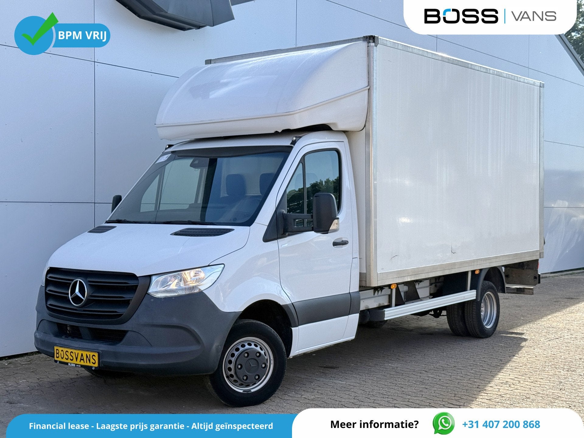 Mercedes-Benz Sprinter 515 1.9 CDI 150PK Laadklep Bakwagen D, Auto's, Automaat, Gebruikt, Zwart, 4 cilinders