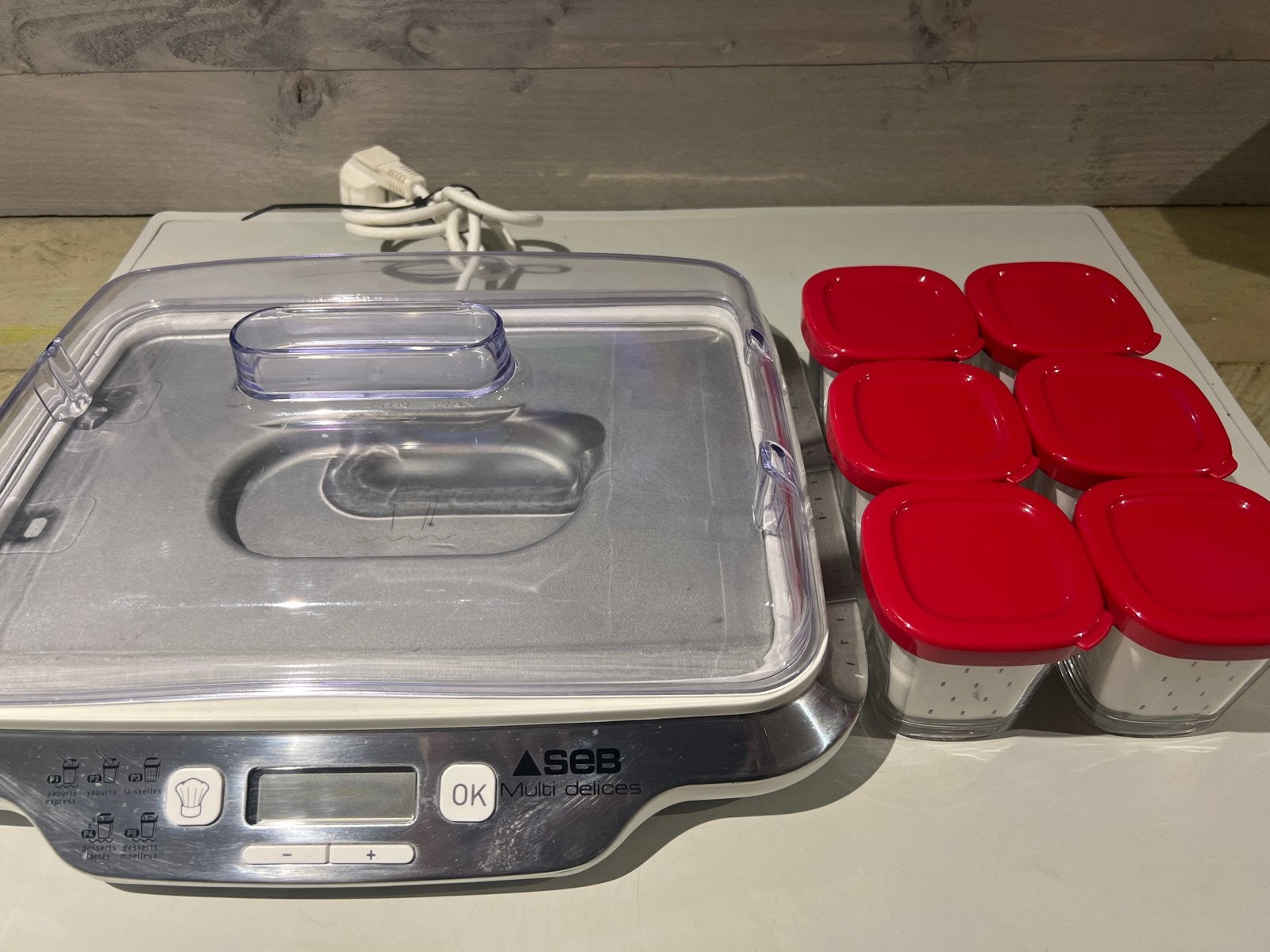 SEB Multi Delices Yoghurtmaker met 6 potjes, Ophalen of Verzenden, N, N, N