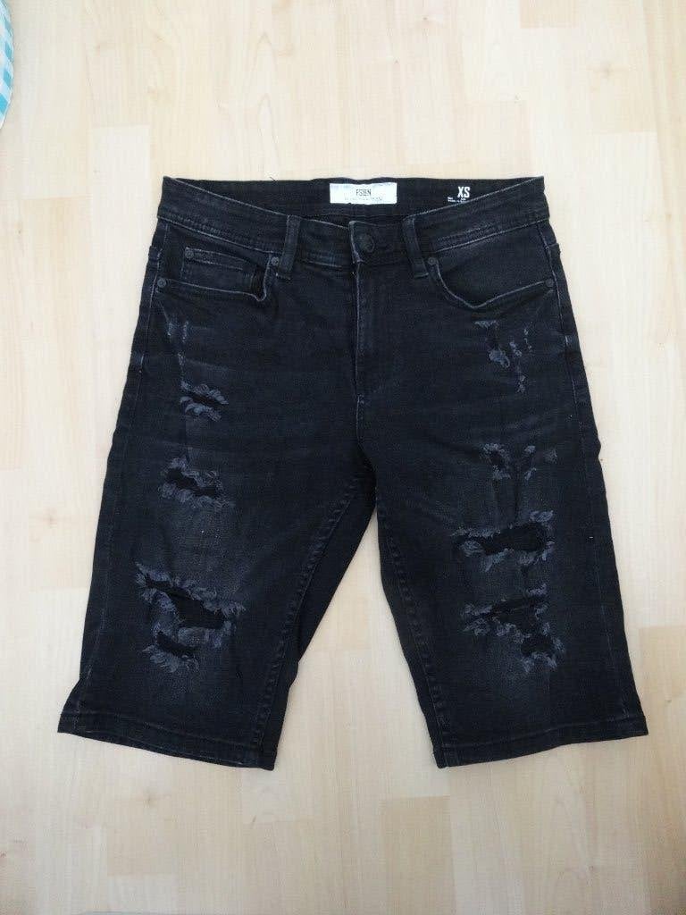 Zwarte broek mt XS, Ophalen of Verzenden, Zo goed als nieuw, Maat 46 (S) of kleiner, Zwart