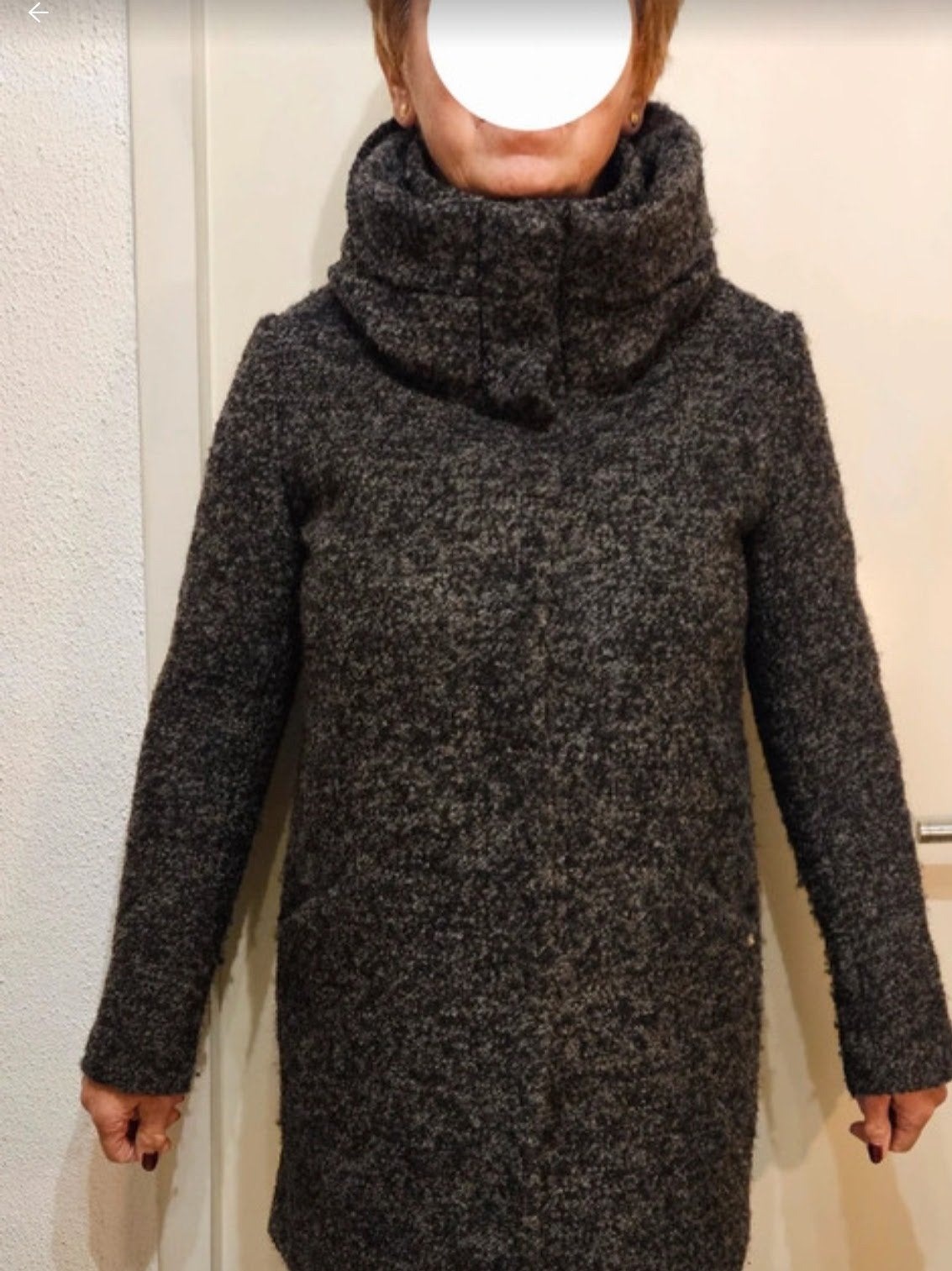 Tom Tailor Grijze Winterjas - Maat 40, Maat 46/48 (XL) of groter, Zo goed als nieuw, Grijs, Tom Tailor
