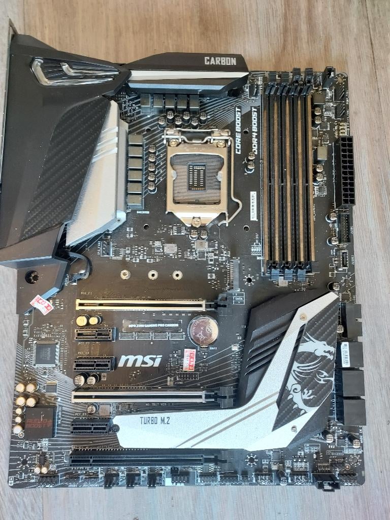 moederbord MSI MPG Gaming Carbon, LGA 1151, DDR4, Ophalen of Verzenden, Zo goed als nieuw