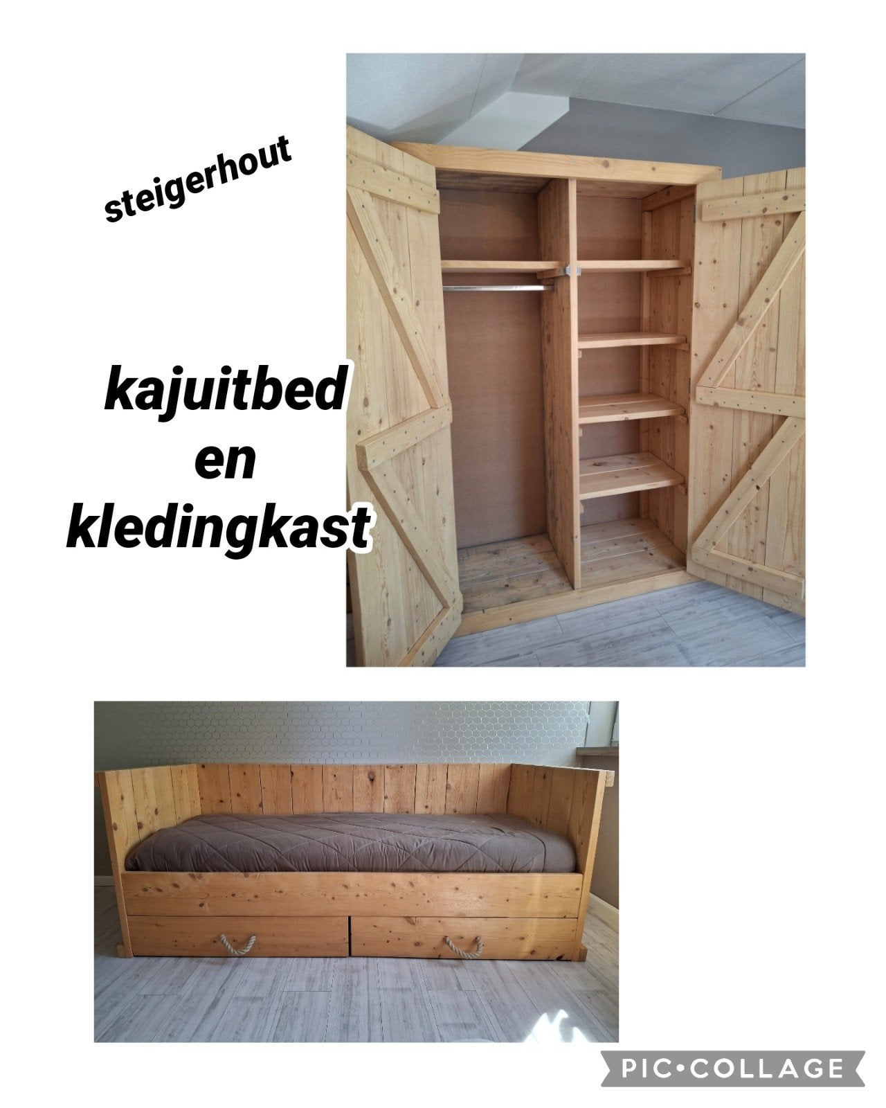 steigerhouten kinderkamer, Ophalen, Jongetje of Meisje