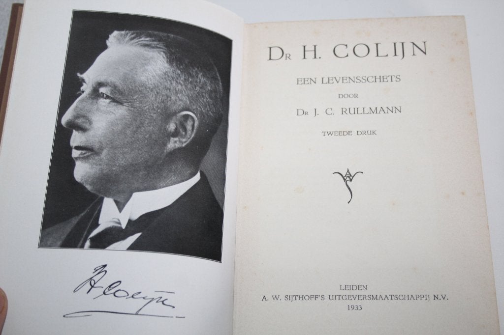 Dr. H. Colijn, een levensschets door Dr. J.C. Rullmann 1933, Boeken, Ophalen of Verzenden, Gelezen, Christendom | Protestants