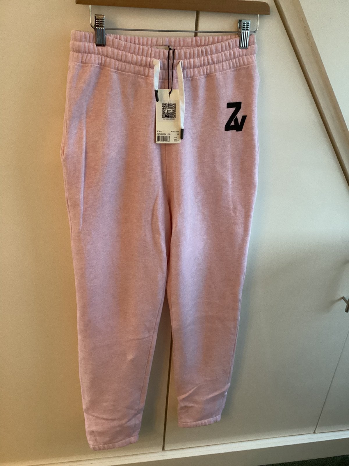 zadig & Voltaire roze joggingbroek XS nieuw, Nieuw, Ophalen of Verzenden, Roze, Maat 34 (XS) of kleiner