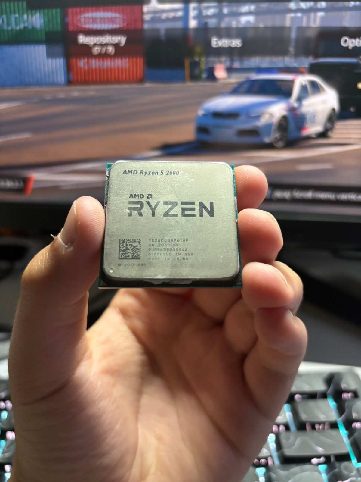 AMD RYZEN 5 2600, Ophalen, Gebruikt