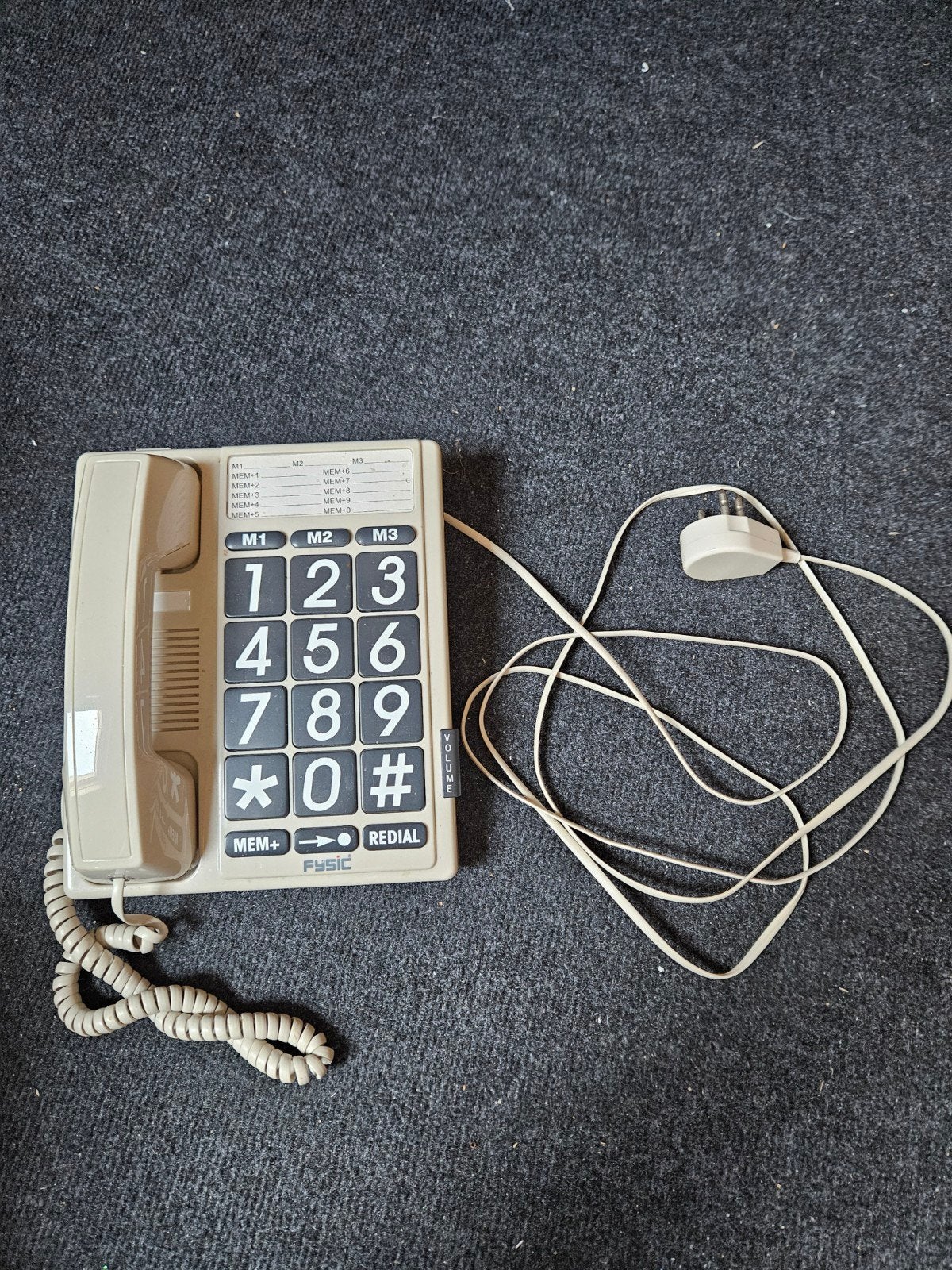 Fysic FX-3100 Big Button Telefoon - Seniorentelefoon, Ophalen of Verzenden, Gebruikt
