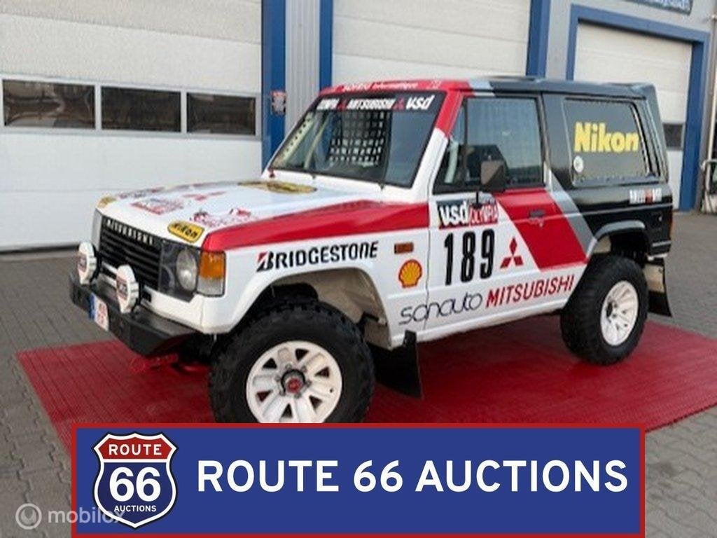 Mitsubishi Pajero Dakar | 1989 | Route 66 Auctions, Overige carrosserieën, Zwart, Bedrijf, Handgeschakeld