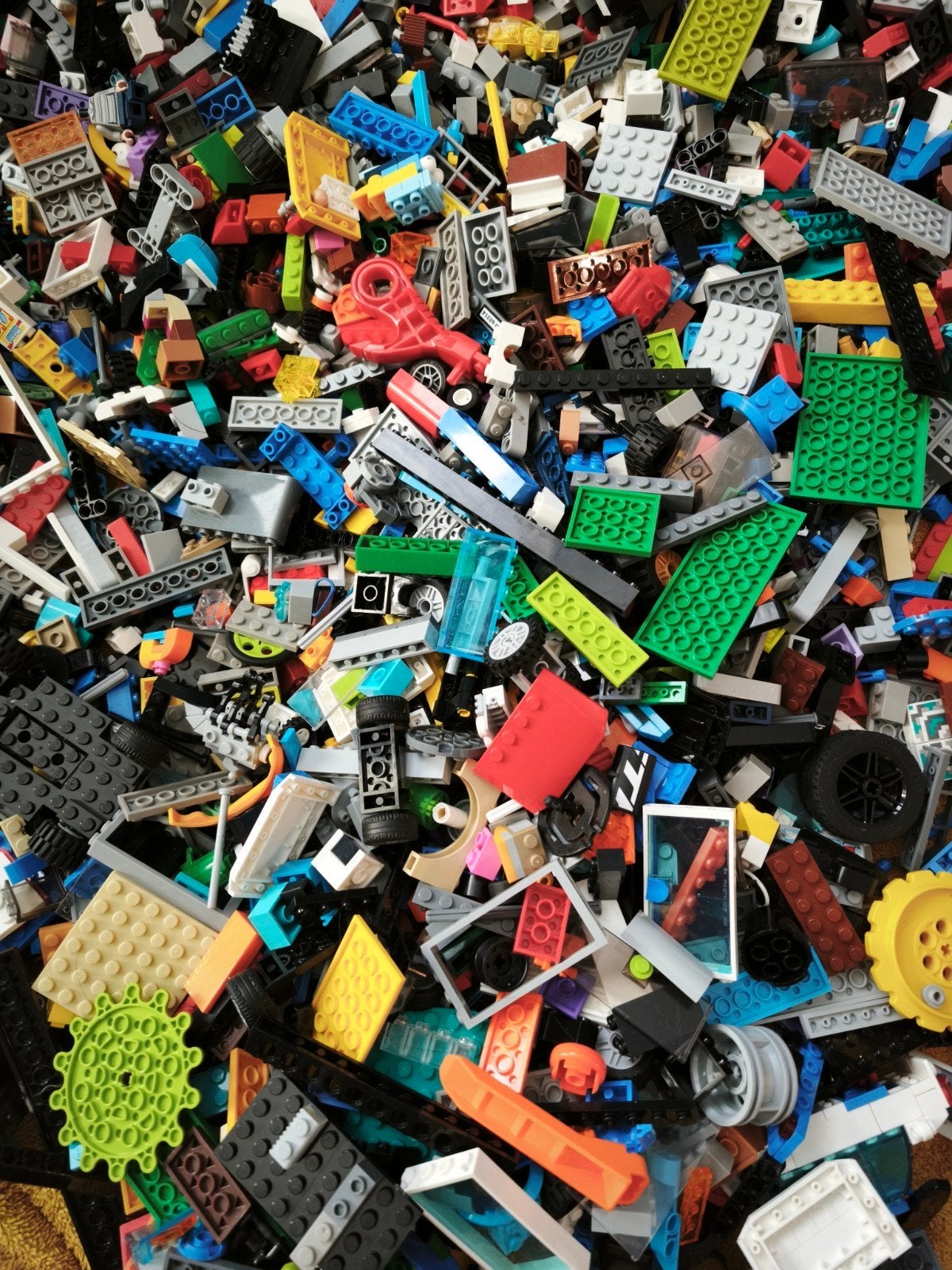 Grote LEGO-mix met opbergbox, Kinderen en Baby's, Speelgoed | Duplo en Lego, Ophalen, Gebruikt, Lego, Losse stenen
