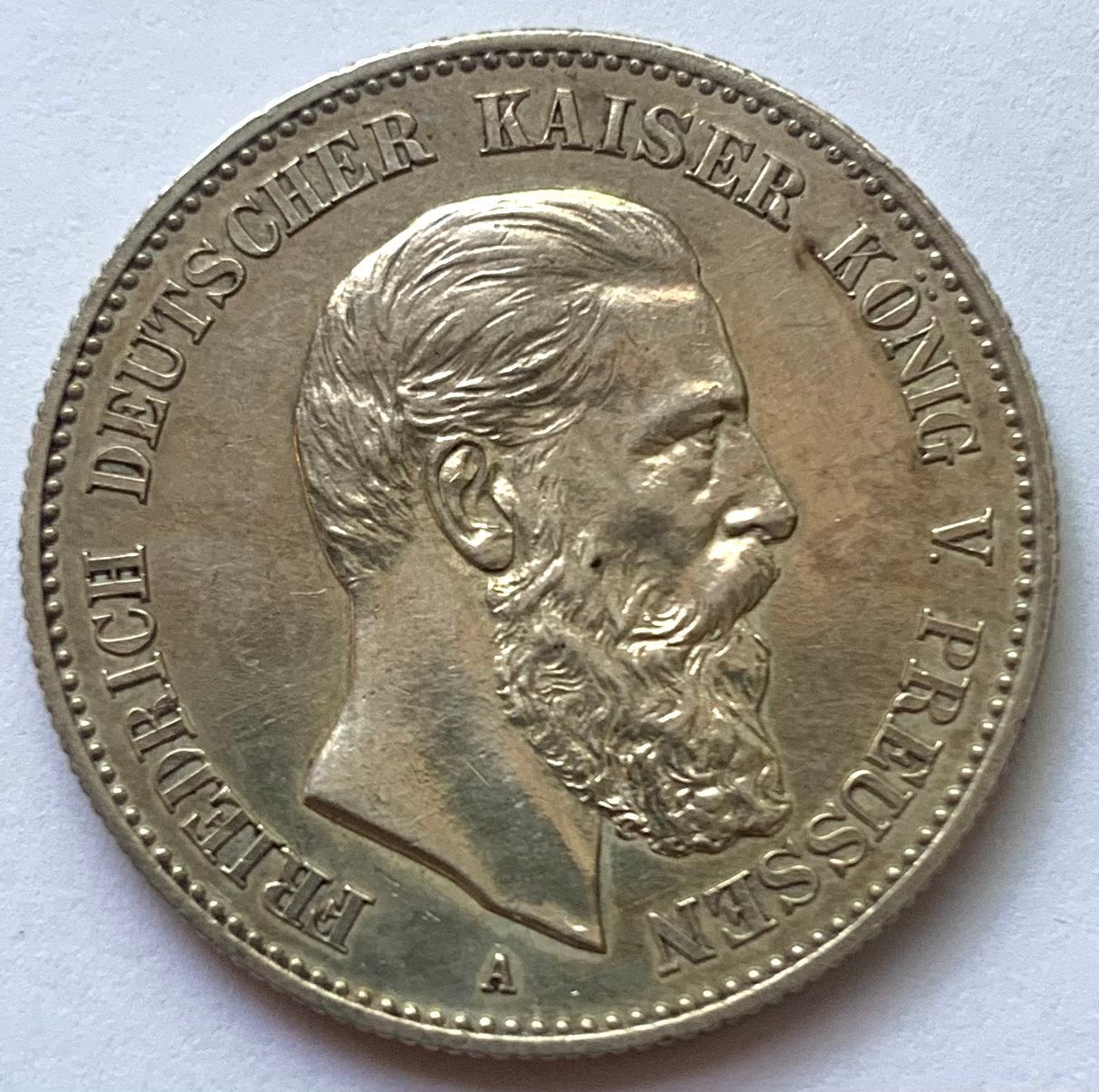 Duitsland Pruissen 2 Mark 1888 A Friedrich zilver kwaliteit, Postzegels en Munten, Munten | Europa | Niet-Euromunten, Duitsland