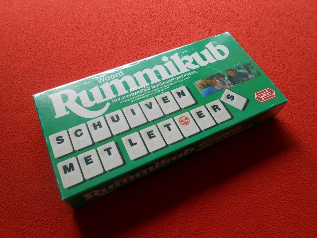 Rummikub Woord (grote doos!), Drie of vier spelers, Ophalen of Verzenden, Zo goed als nieuw, Goliath