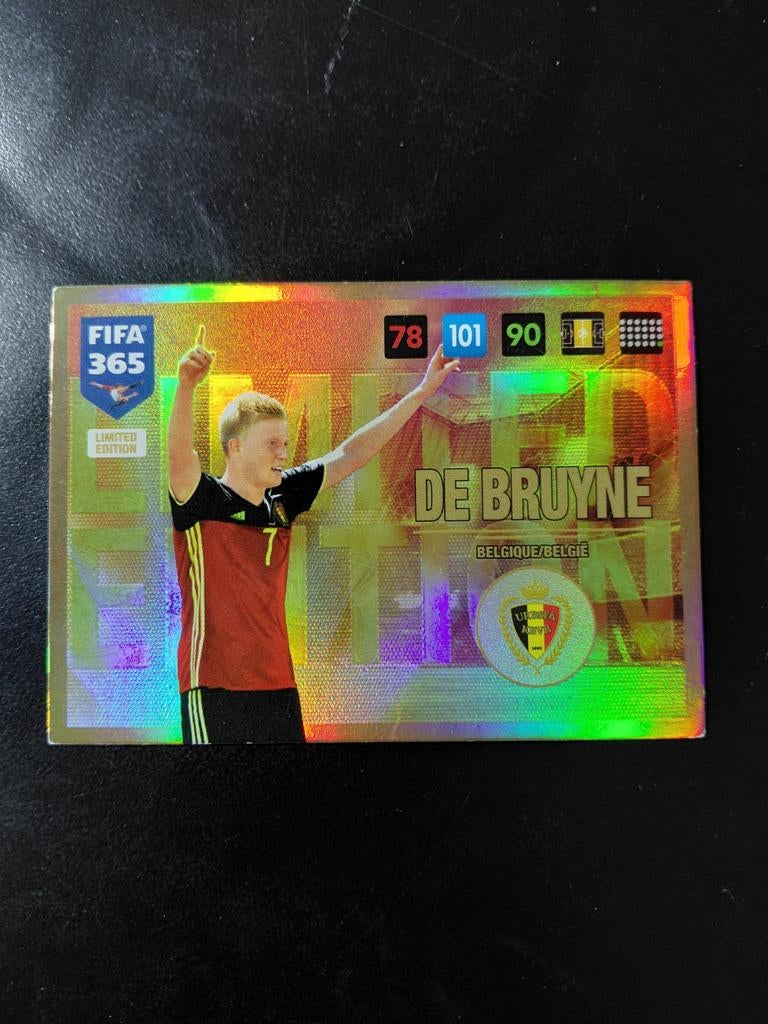 Kevin de bruyne (limited edition) panini belgie 2017, Ophalen of Verzenden, Nieuw, Buitenlandse clubs, Poster, Plaatje of Sticker