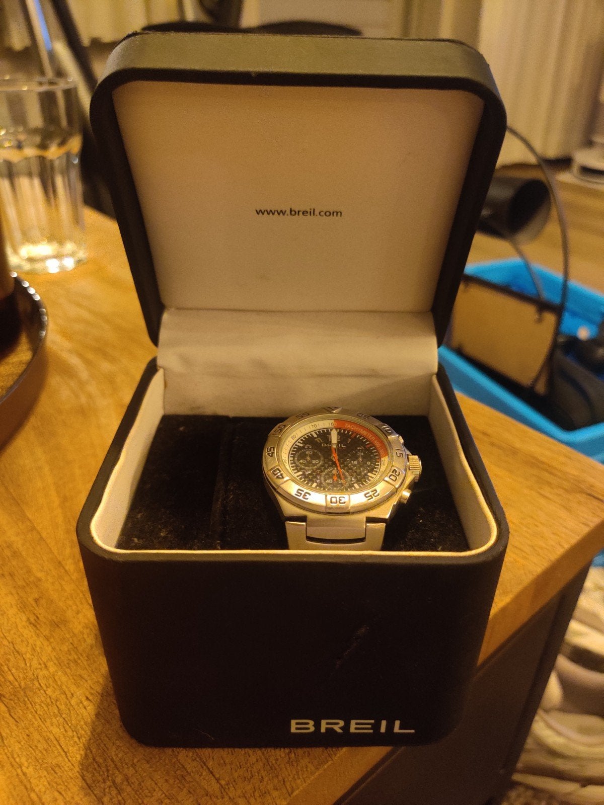 Breil horloge, zo goed als nieuw, met doos, Staal, Staal, Polshorloge, Zo goed als nieuw