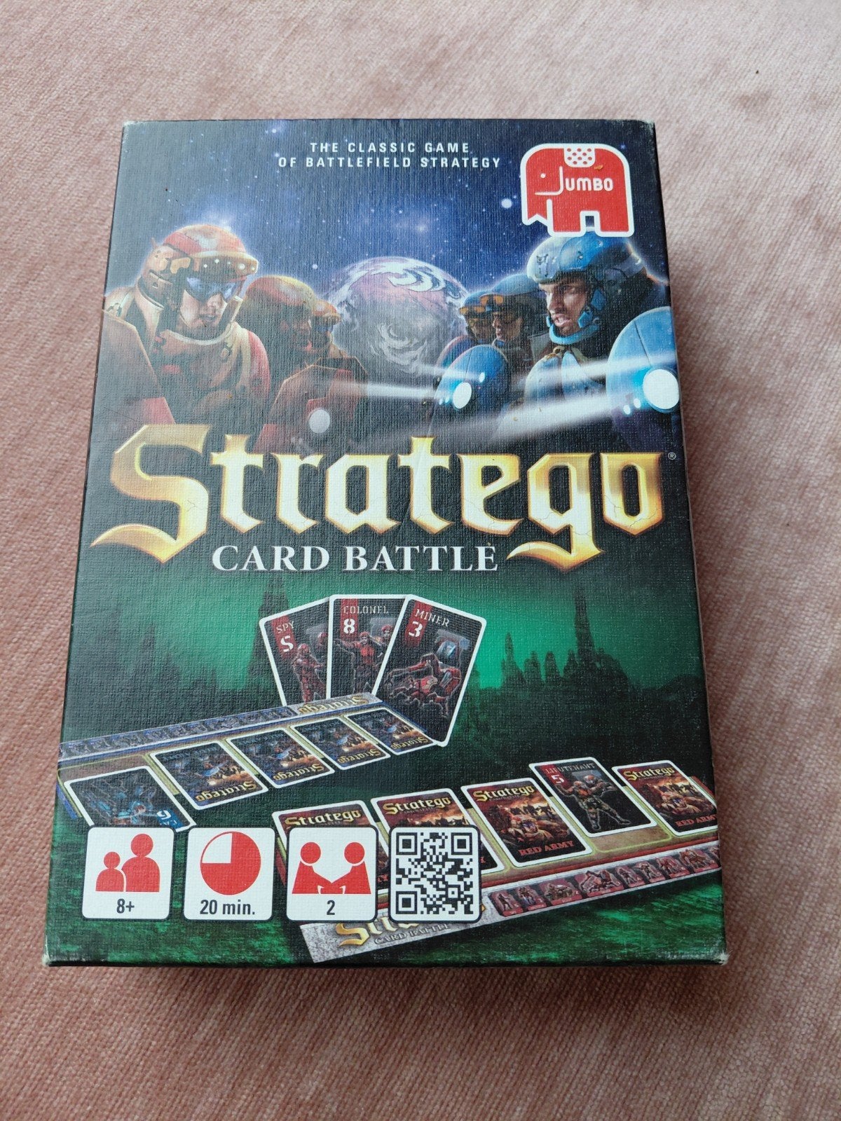 Stratego card battle, Een of twee spelers, Ophalen of Verzenden, Zo goed als nieuw, Jumbo
