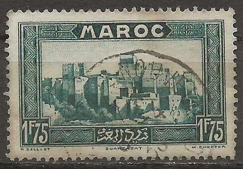 Marokko, Ophalen of Verzenden, Marokko, Gestempeld