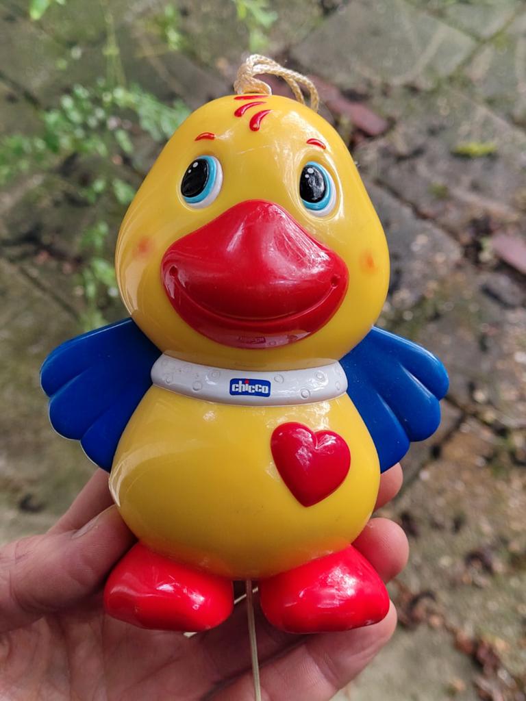 Chicco Eend Muziekmobiel - Vintage Baby Speelgoed, Ophalen of Verzenden, Gebruikt, Mobiel, Met geluid