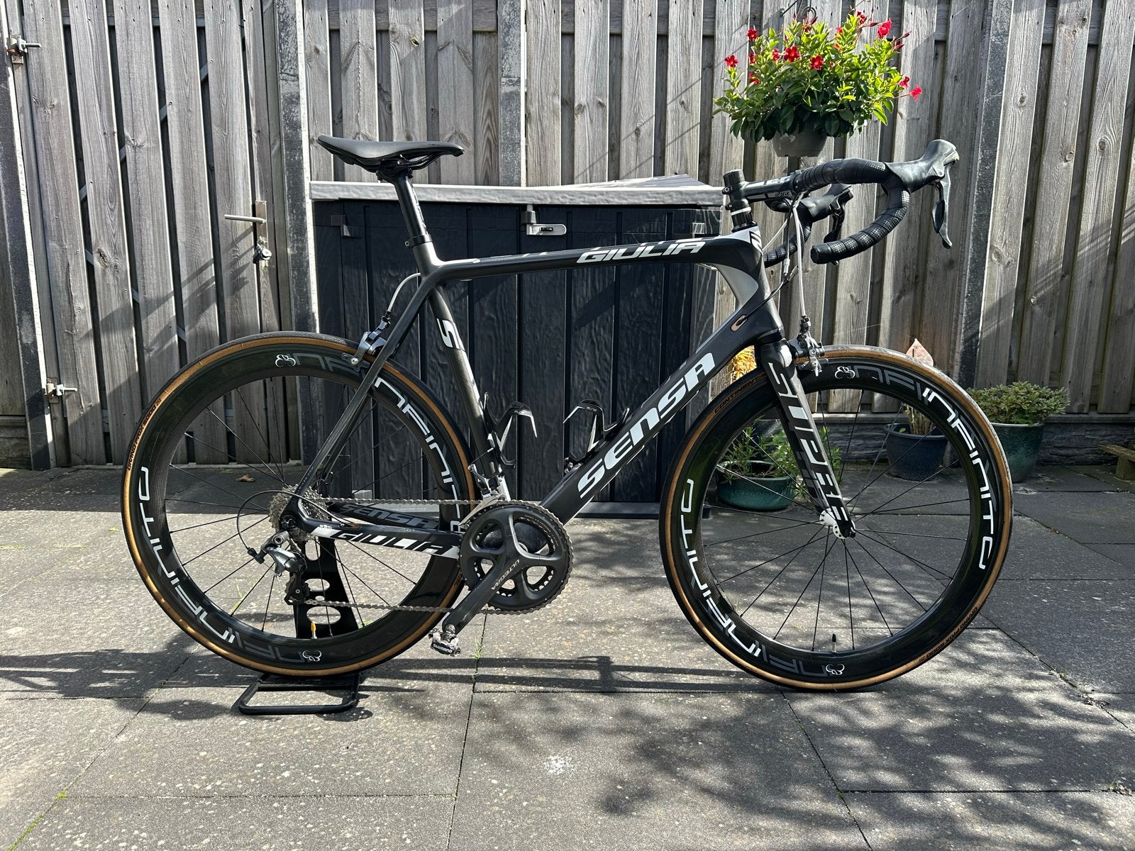 Sensa Giulia carbon racefiets - 61 cm, 28 inch, Gebruikt, Carbon, 61 tot 65 cm