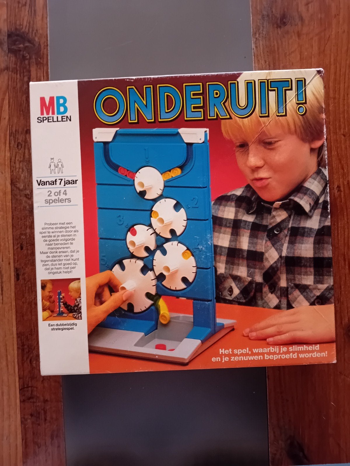 Onderuit, Een of twee spelers, Ophalen of Verzenden, Gebruikt, MB Games
