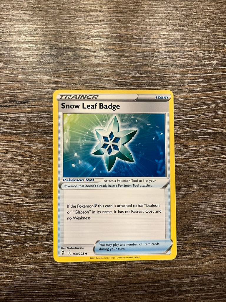Snow Leaf Badge EVS 159/203, Ophalen of Verzenden, Zo goed als nieuw