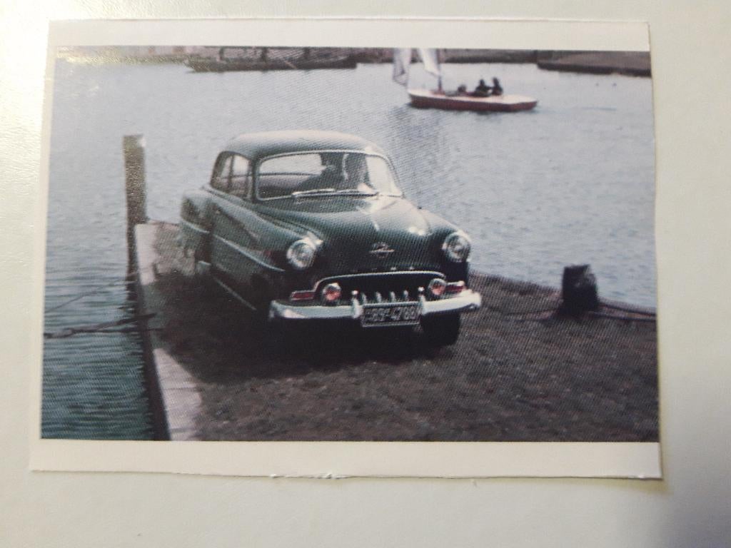 Opel Olympia Rekord 1953 = ansichtkaart, Ophalen of Verzenden, 1940 tot 1960, Ongelopen, Voertuig