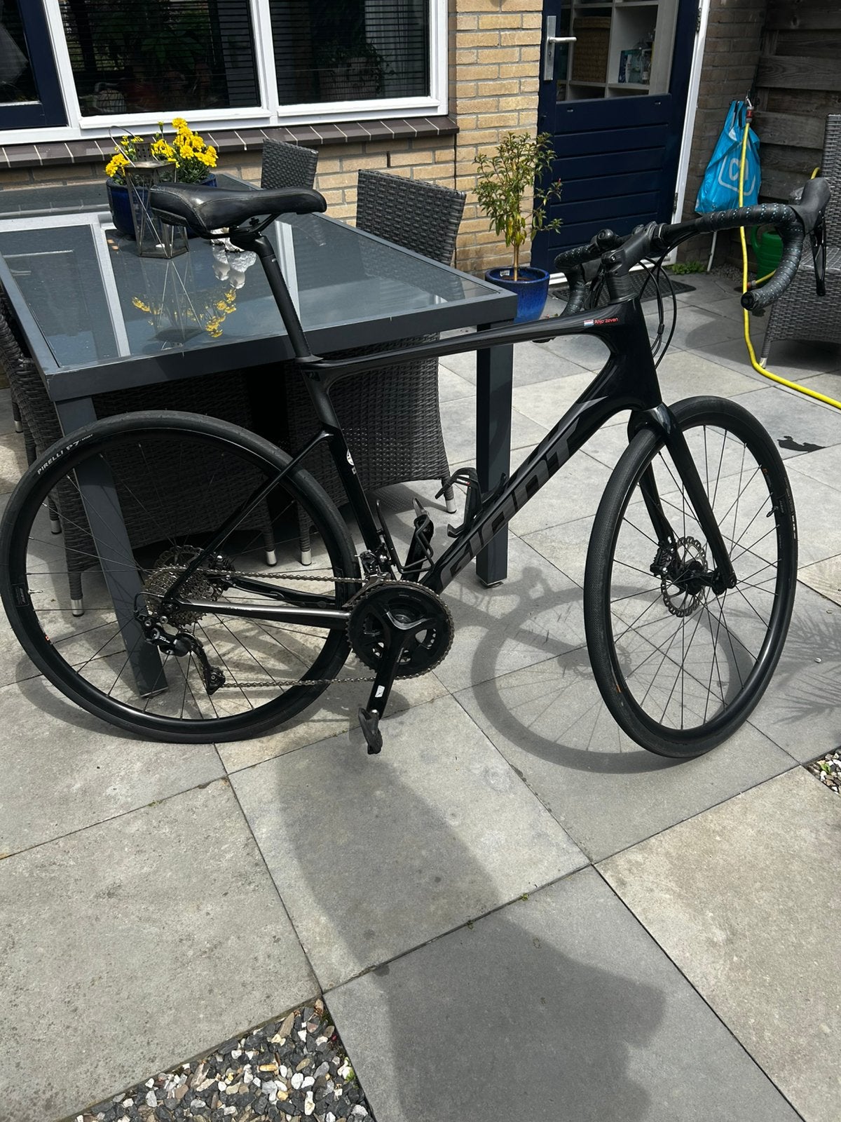 Racefiets, Fietsen en Brommers, Fietsen | Racefietsen, Ophalen, Gebruikt, Carbon, Giant