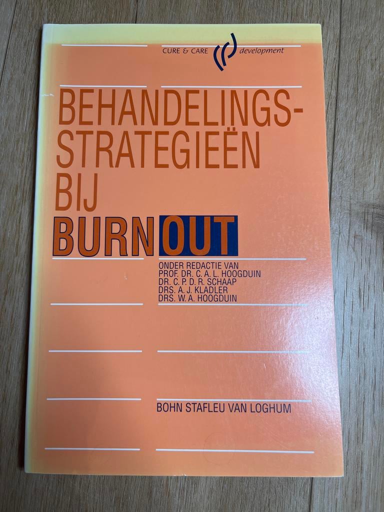 Behandelingsstrategieën bij Burnout, Ophalen of Verzenden, Gelezen, Klinische psychologie