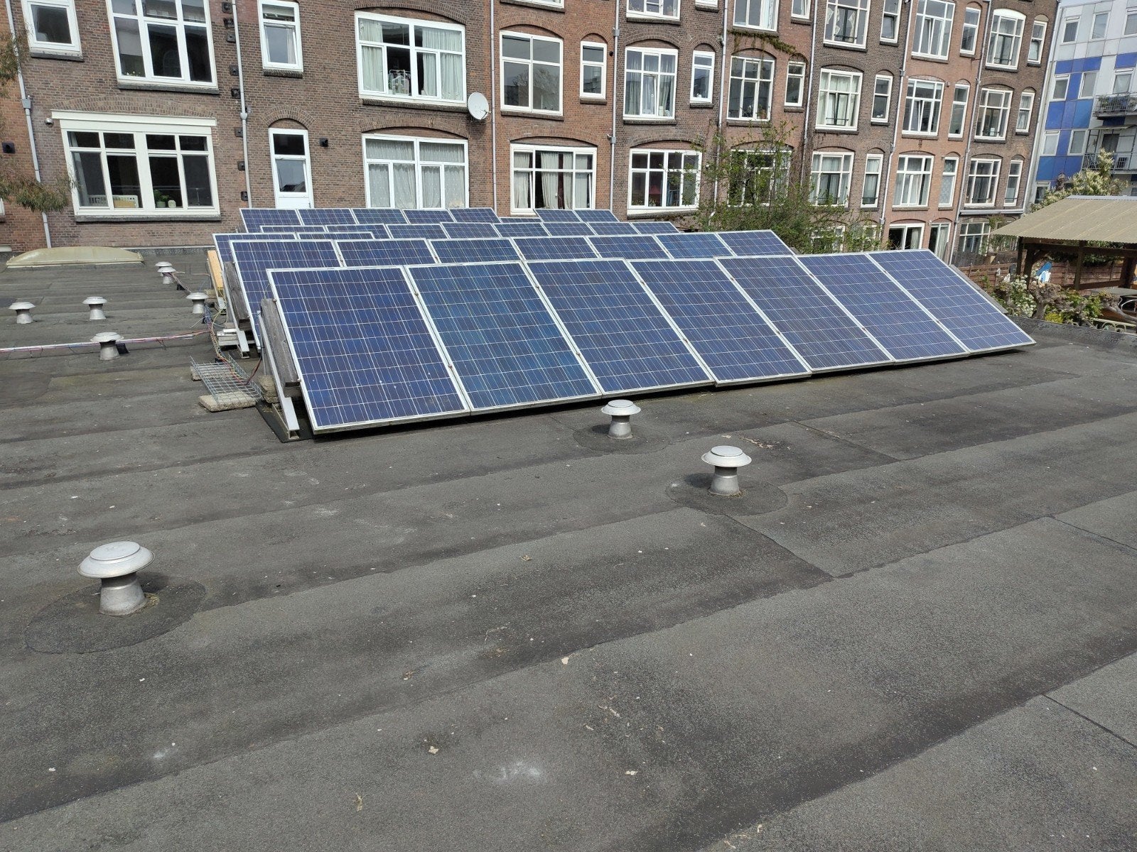 65 zonnepanelen, Ophalen, Gebruikt, 15 m² of meer