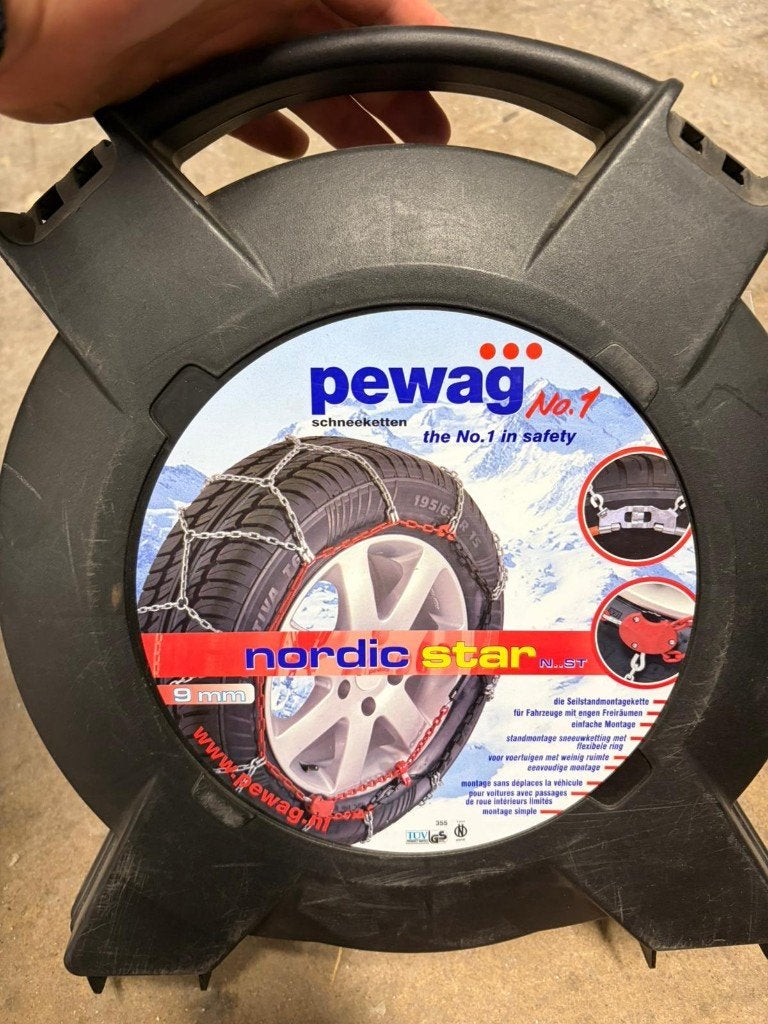 Pewag Nordic Star Sneeuwkettingen – 9 mm – In opbergkoffer, Auto diversen, Sneeuwkettingen, Ophalen, Nieuw