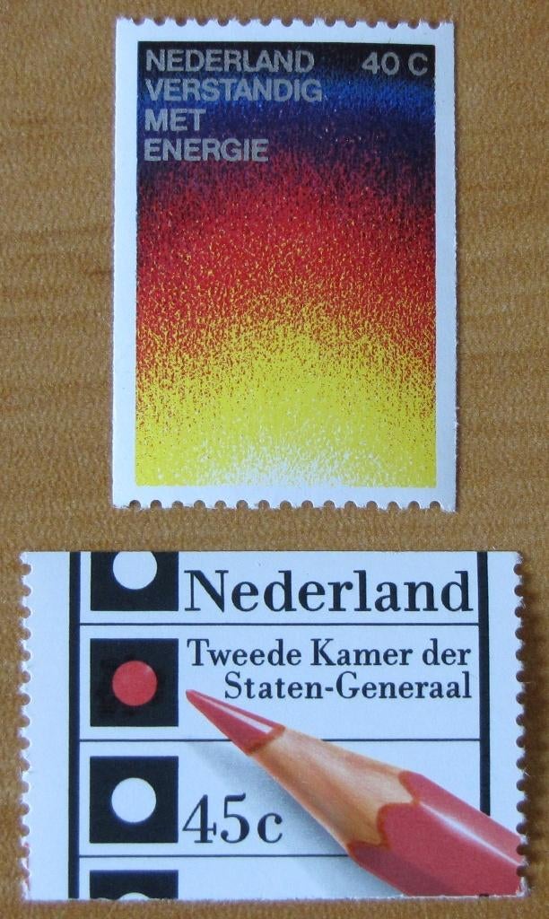 Nederland 1128a-1129a serie rolzegels energie, verkiezingen., Postzegels en Munten, Postzegels | Nederland, Verzenden, Postfris