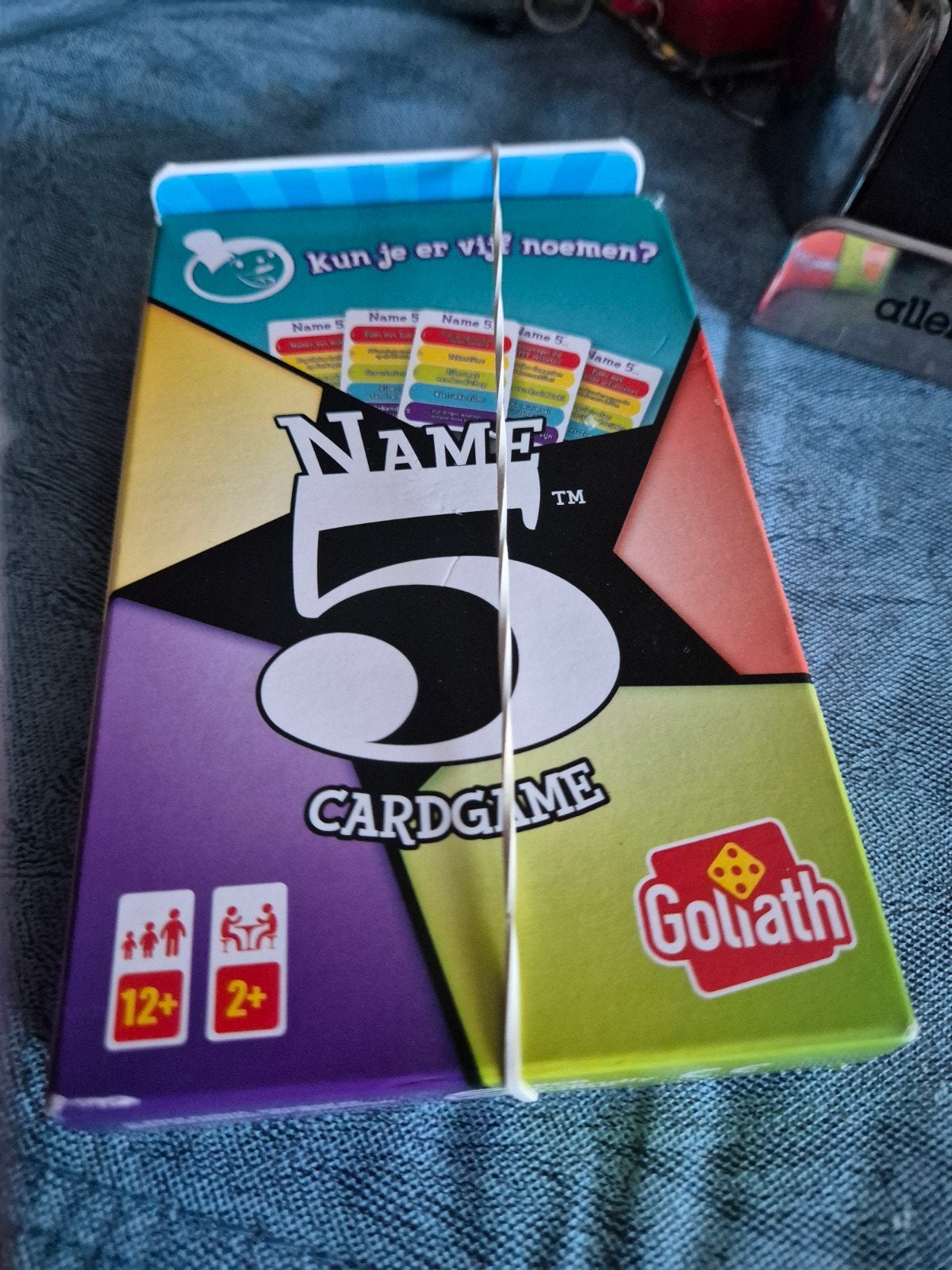 Name 5 Cardgame - Het knotsgekke partyspel!, Hobby en Vrije tijd, Gezelschapsspellen | Kaartspellen, Vijf spelers of meer, Ophalen of Verzenden