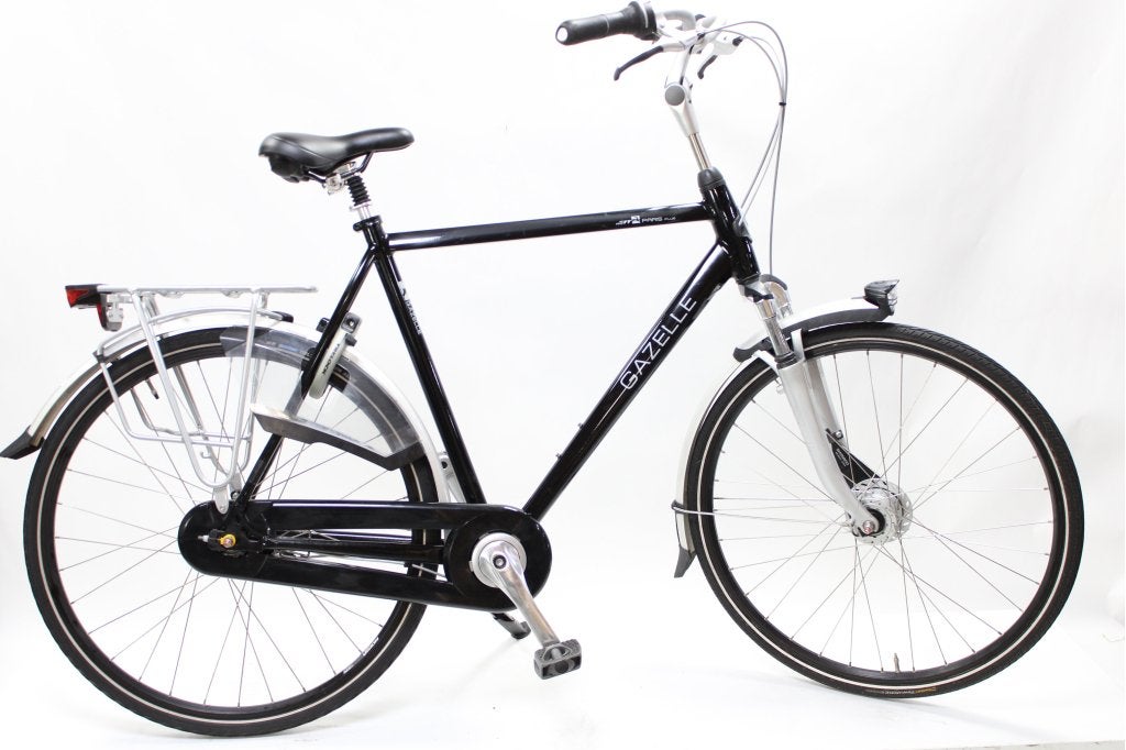 Gazelle Paris Plus 61cm heren stadsfiets, Gebruikt, Gewoonfietsen, Industrieweg 23, 2712 LA Zoetermeer, Info@gewoonfietsen.nl