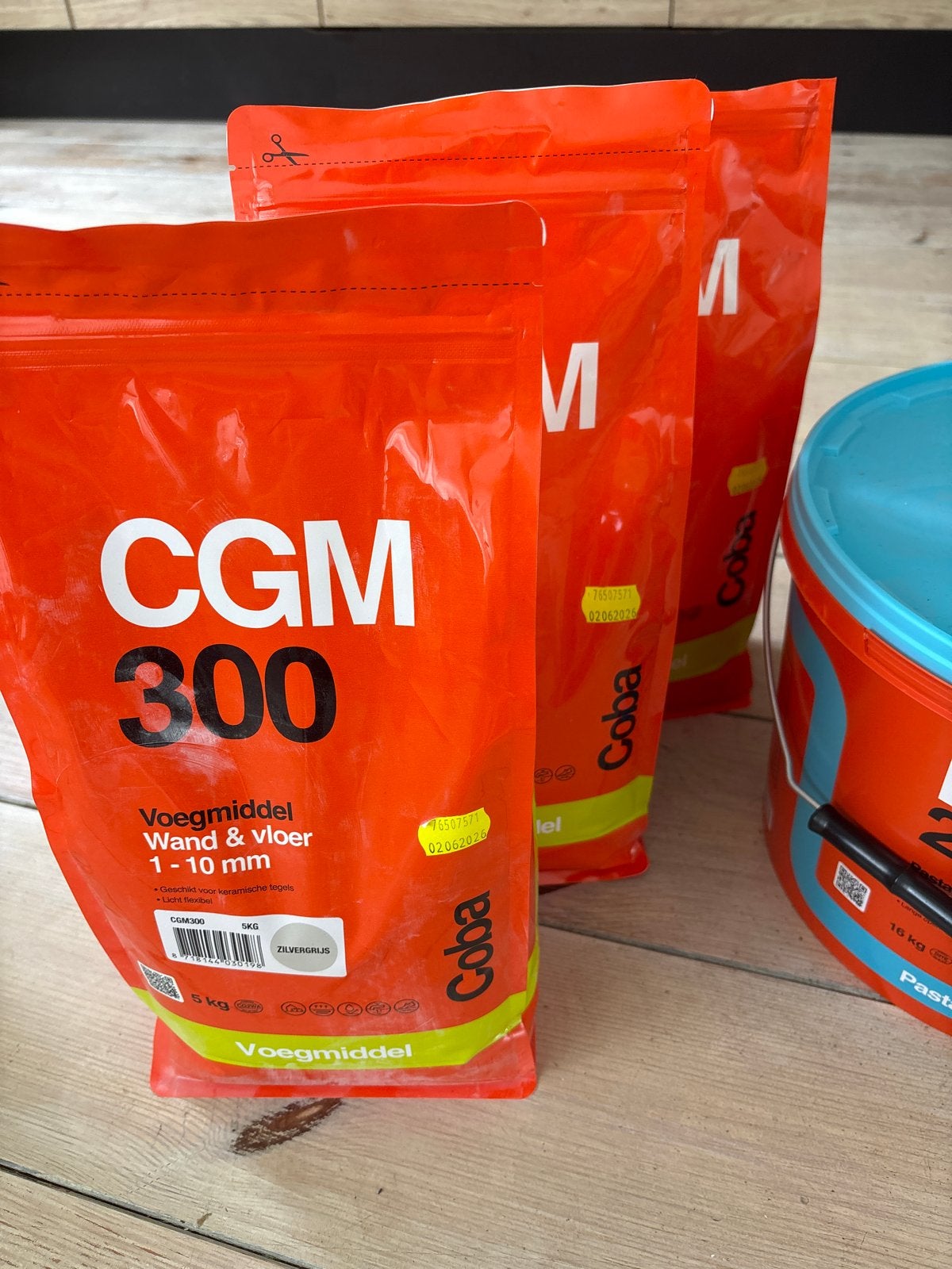 Coba CGM 300 Voegmiddel Wand & vloertegels Zilvergrijs 5kg, Ophalen, Overige typen, Nieuw, Minder dan 20 cm