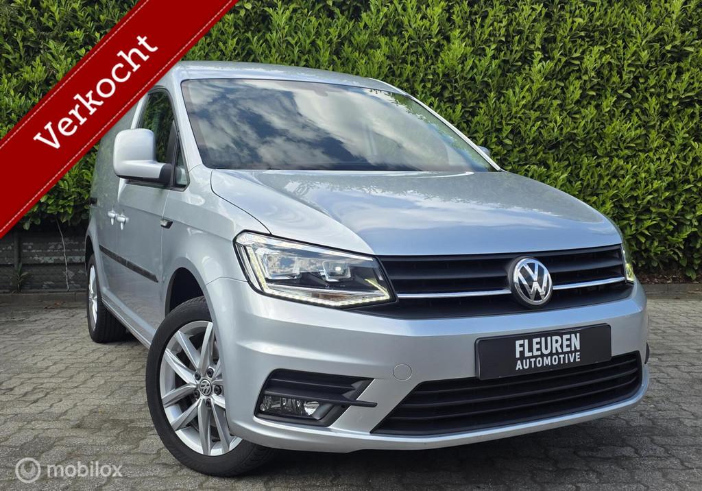 Volkswagen Caddy 2.0 TDI 150PK DSG MARGE|CLIMA|STOELVER|AHK, Stof, Gebruikt, 4 cilinders, Volkswagen