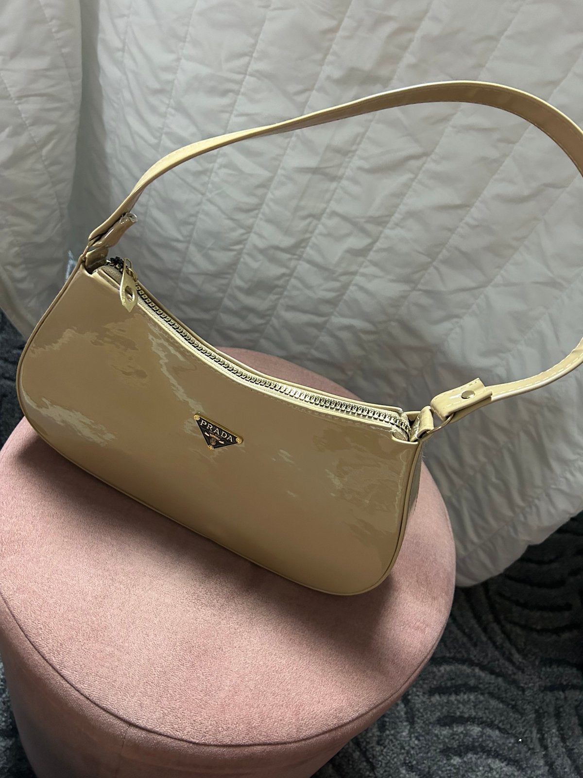 Mooi nieuw prada tas, Ophalen of Verzenden, Nieuw, Beige, Handtas