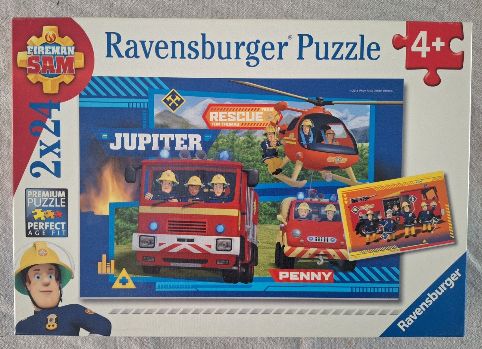 Brandweerman Sam puzzel, Ophalen of Verzenden, 10 tot 50 stukjes, Zo goed als nieuw, 4 tot 6 jaar
