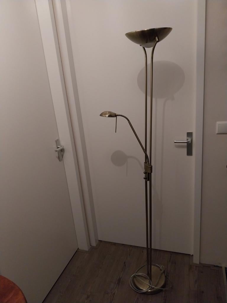 Staande lamp met leeslamp, Ophalen, 150 tot 200 cm
