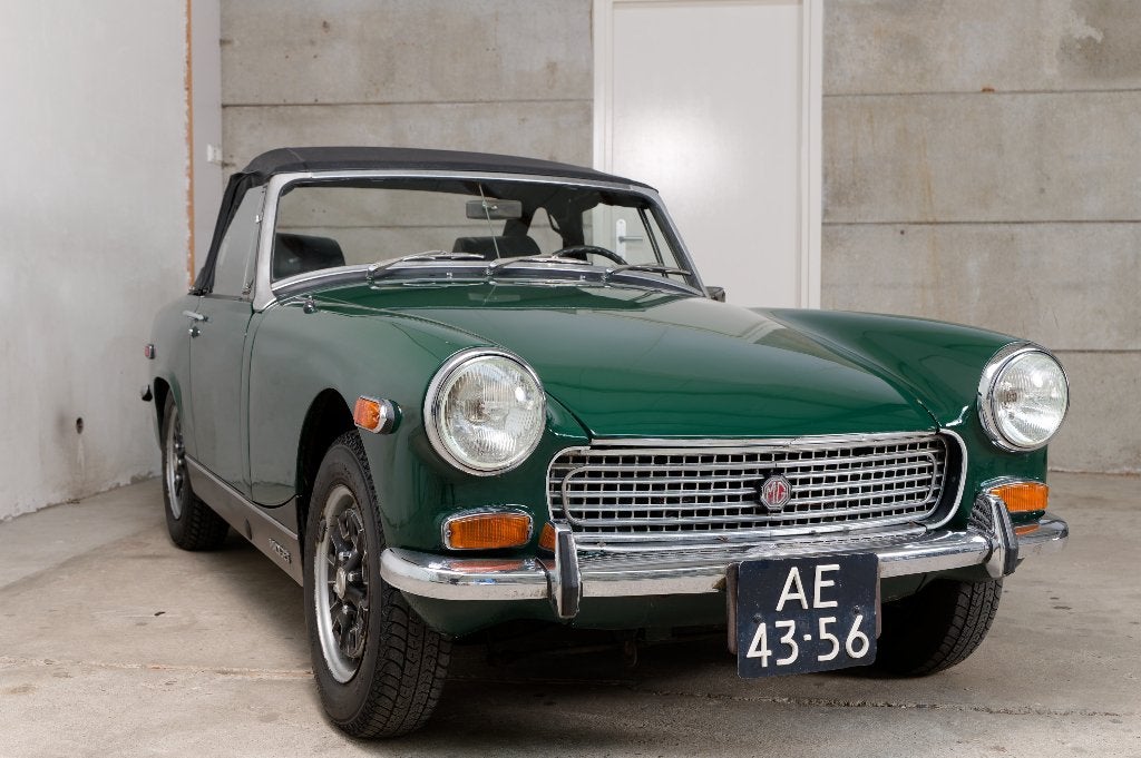 MG Midget | MK III | 1275cc, Auto's, Achterwielaandrijving, Zwart, Cabriolet, Leder