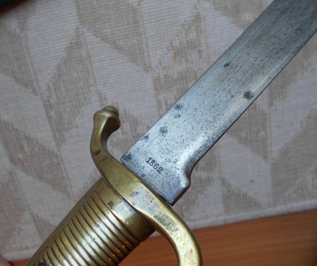 Ned.onderoff.sabel M.1859 Sabel Zwaard klewang, Verzamelen, Ophalen of Verzenden, Landmacht, Nederland, Zwaard of Sabel