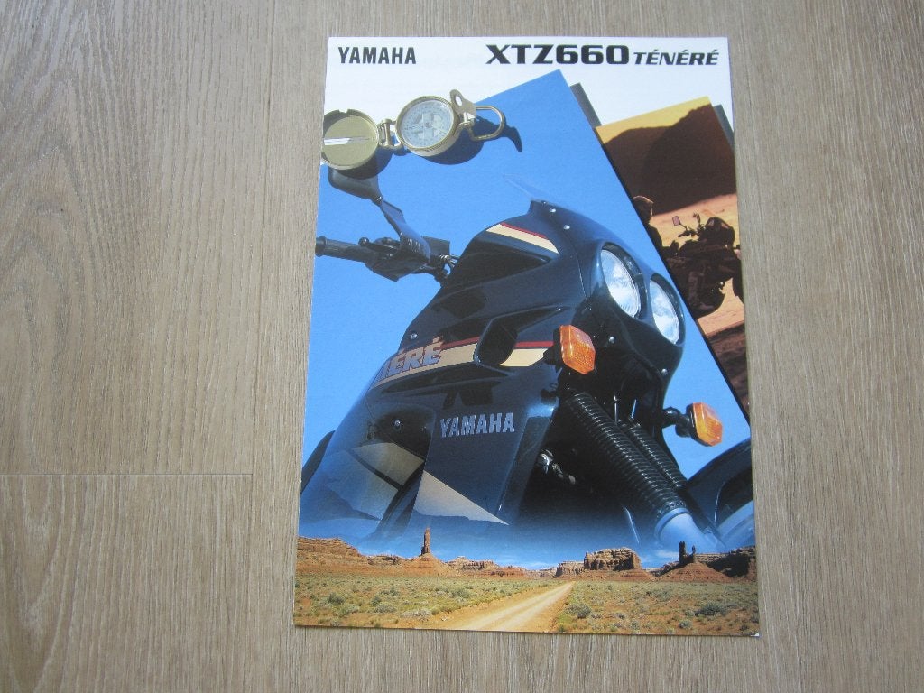 Yamaha XTZ 660 Tenere brochure folder 1997, Ophalen of Verzenden, Yamaha