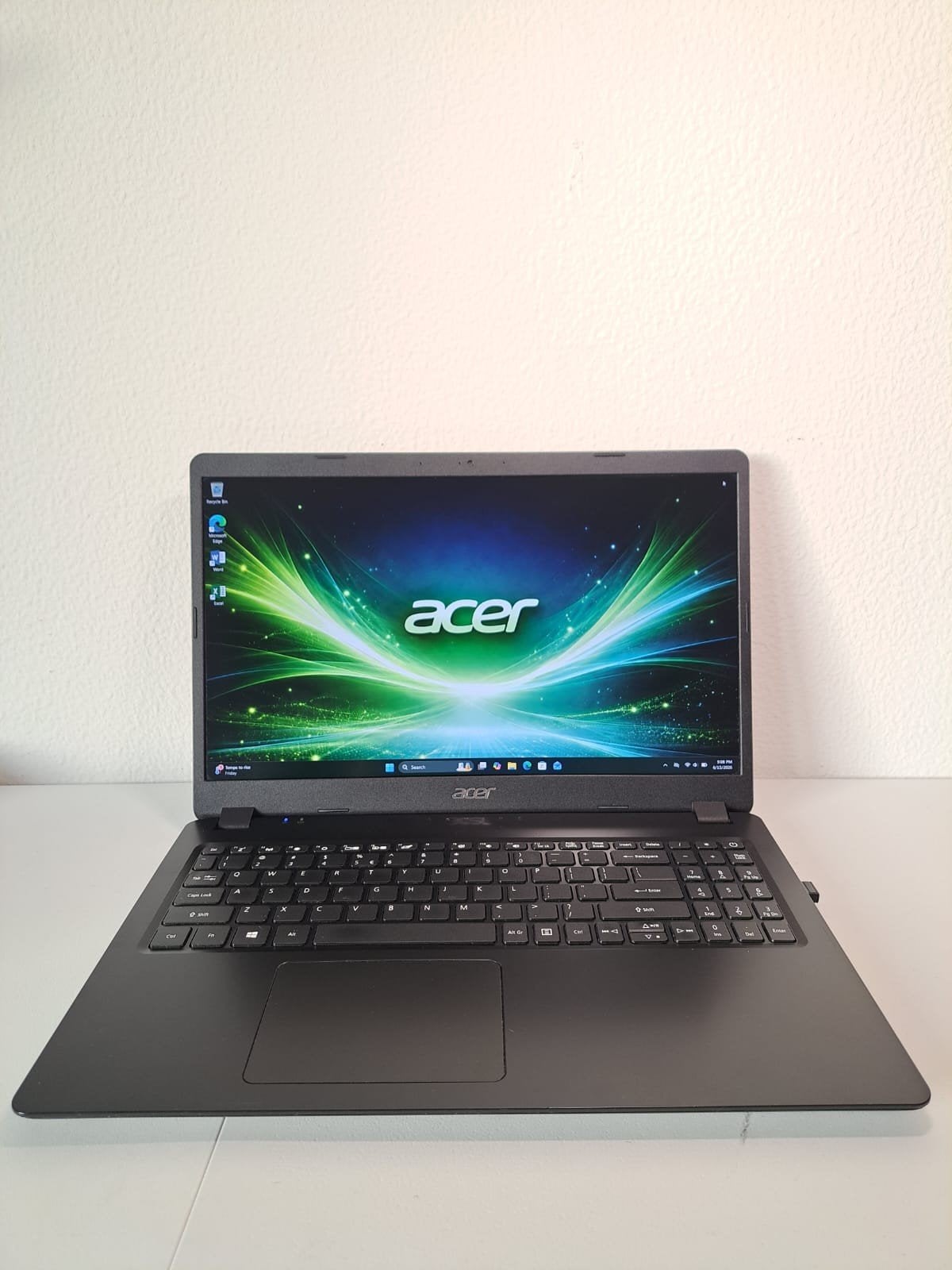 Acer Aspire A315-56, Gebruikt, 2 tot 3 Ghz, 8 GB, CPU: Intel(R) Core(TM) i3-1005G1 CPU @ 1.20GHz