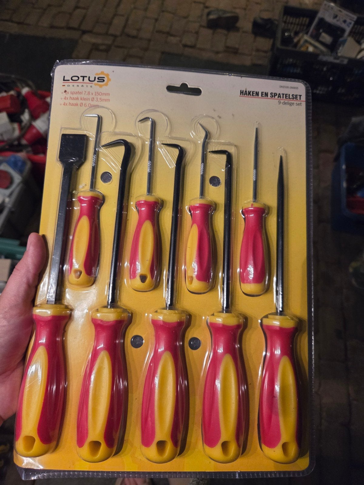 Lotus Haken en Spatelset - 9-delig, Doe-het-zelf en Verbouw, Ophalen of Verzenden, Nieuw