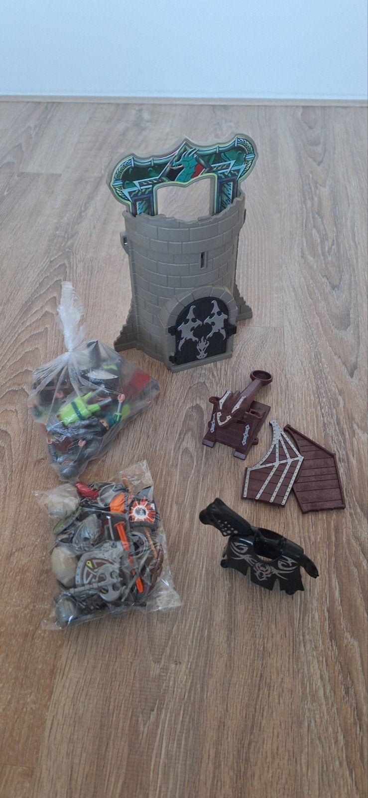 Playmobil Drakenriddertoren met Figuren en Accessoires, Complete set, Ophalen of Verzenden, Zo goed als nieuw, Kasteel/Fort